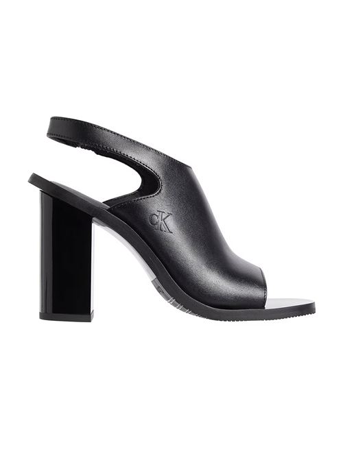 CALVIN KLEIN Leather heeled sandals CALVIN KLEIN | YW0YW013360GT